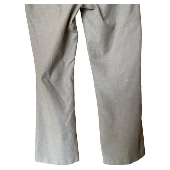 Maurices Womens Tan Dress Pants Trousers Flat Front‎ Stretch Flare Leg Size 9/10 - Picture 6 of 10